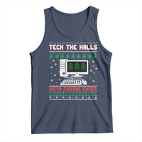 Tech Support Christmas Tank Top Tech The Halls With Cooking Cheer - Wonder Print Shop