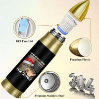 Funny Tech Support Cat Christmas Bullet Tumbler - Wonder Print Shop