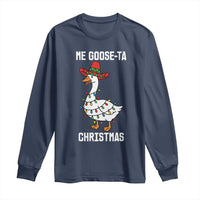 Me Goose Ta Long Sleeve Shirt Funny Mexican Christmas - Wonder Print Shop