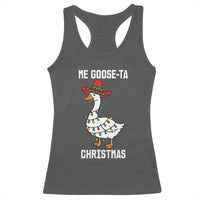 Me Goose Ta Racerback Tank Top Funny Mexican Christmas - Wonder Print Shop