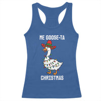 Me Goose Ta Racerback Tank Top Funny Mexican Christmas - Wonder Print Shop