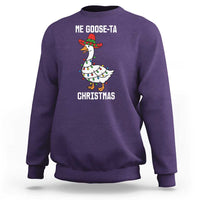 Me Goose Ta Sweatshirt Funny Mexican Christmas - Wonder Print Shop