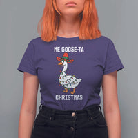 Me Goose Ta T Shirt For Women Funny Mexican Christmas - Wonder Print Shop