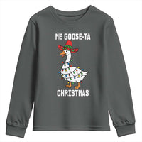 Me Goose Ta Youth Sweatshirt Funny Mexican Christmas - Wonder Print Shop