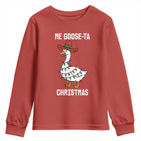 Me Goose Ta Youth Sweatshirt Funny Mexican Christmas - Wonder Print Shop