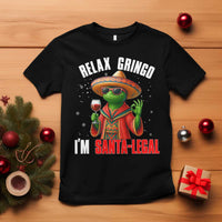 Funny Mexican Christmas T Shirt Relax Gringo I Am Legal - Wonder Print Shop