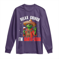 Funny Mexican Christmas Long Sleeve Shirt Relax Gringo I Am Legal - Wonder Print Shop