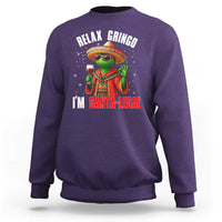 Funny Mexican Christmas Sweatshirt Relax Gringo I Am Legal - Wonder Print Shop
