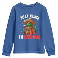 Funny Mexican Christmas Youth Sweatshirt Relax Gringo I Am Legal - Wonder Print Shop