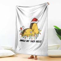 Funny Taco Christmas Throw Blanket Jingle My Taco Bells - Wonder Print Shop