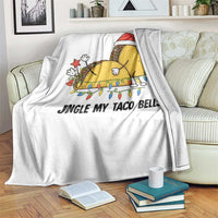 Funny Taco Christmas Throw Blanket Jingle My Taco Bells - Wonder Print Shop