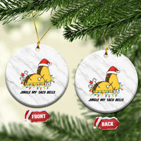 Funny Taco Christmas Ceramic Ornament Jingle My Taco Bells - Wonder Print Shop