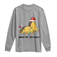 Funny Taco Christmas Long Sleeve Shirt Jingle My Taco Bells - Wonder Print Shop