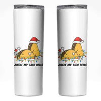 Funny Taco Christmas Skinny Tumbler Jingle My Taco Bells - Wonder Print Shop