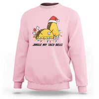 Funny Taco Christmas Sweatshirt Jingle My Taco Bells - Wonder Print Shop