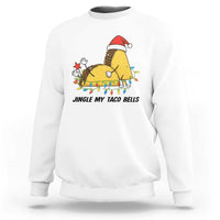 Funny Taco Christmas Sweatshirt Jingle My Taco Bells - Wonder Print Shop