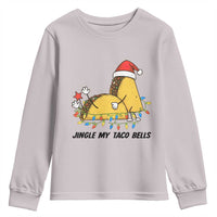 Funny Taco Christmas Youth Sweatshirt Jingle My Taco Bells - Wonder Print Shop