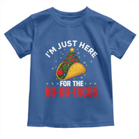 Funny Taco Christmas Toddler T Shirt I Am Just Here For The Ho Ho Tacos - Wonder Print Shop