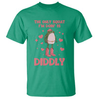 Funny Cowboy Frog T Shirt The Only Squat I'm Doin' Is Diddly - Wonder Print Shop