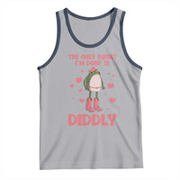 Funny Cowboy Frog Tank Top The Only Squat I'm Doin' Is Diddly - Wonder Print Shop