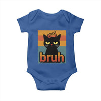 67 Six Seven Bruh Cat Meme Baby Onesie Cute Black Cat Funny Saying - Wonder Print Shop