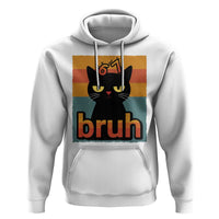 67 Six Seven Bruh Cat Meme Hoodie Cute Black Cat Funny Saying - Wonder Print Shop