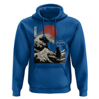67 Six Seven Bruh Meme Hoodie Funny Japanese Black Cat Surfing The Great Wave Kanagawa - Wonder Print Shop