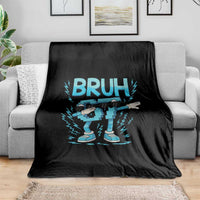 67 Bruh Meme Throw Blanket Funny Six Seven Italian Brainrot - Wonder Print Shop