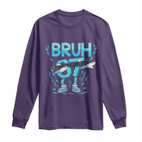 67 Bruh Meme Long Sleeve Shirt Funny Six Seven Italian Brainrot - Wonder Print Shop