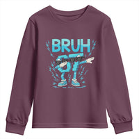 67 Bruh Meme Youth Sweatshirt Funny Six Seven Italian Brainrot - Wonder Print Shop