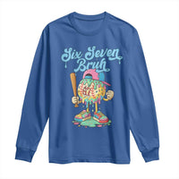 67 Bruh Meme Long Sleeve Shirt Ice Cream Drip Baseball Sport - Wonder Print Shop