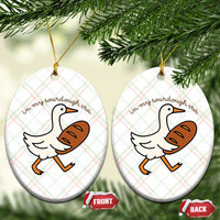 In My Sourdough Era Ceramic Ornament Funny Silly Goose Sourdough - Wonder Print Shop
