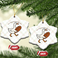 In My Sourdough Era Ceramic Ornament Funny Silly Goose Sourdough - Wonder Print Shop
