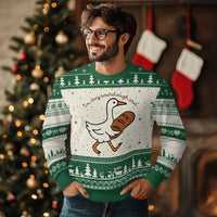 In My Sourdough Era Ugly Christmas Sweater Funny Silly Goose Sourdough - Wonder Print Shop