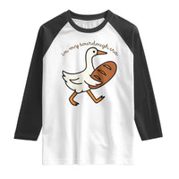 In My Sourdough Era Raglan Shirt Funny Silly Goose Sourdough - Wonder Print Shop