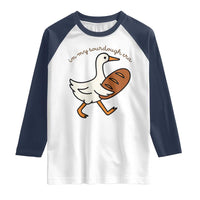 In My Sourdough Era Raglan Shirt Funny Silly Goose Sourdough - Wonder Print Shop