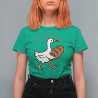 In My Sourdough Era T Shirt For Women Funny Silly Goose Sourdough - Wonder Print Shop