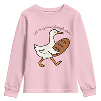 In My Sourdough Era Youth Sweatshirt Funny Silly Goose Sourdough - Wonder Print Shop