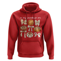In My Sourdough Era Hoodie Coquette Bows Baking Bread Lover - Wonder Print Shop