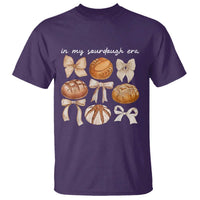 In My Sourdough Era T Shirt Coquette Bows Baking Bread Lover - Wonder Print Shop