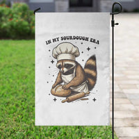 In My Sourdough Era Garden Flag Funny Raccoon Baker - Wonder Print Shop