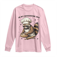 In My Sourdough Era Long Sleeve Shirt Funny Raccoon Baker - Wonder Print Shop