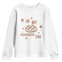 In My Sourdough Era Youth Sweatshirt Funny Baking Bread Lover - Wonder Print Shop