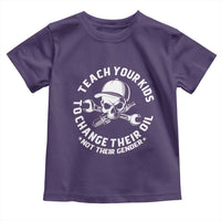 Teach Your Kids To Change Their Oil Not Their Gender Toddler T Shirt Funny Mechanic Dad Political Satire Humor - Wonder Print Shop