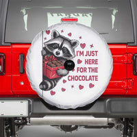 Valentine Racoon Trash Panda Spare Tire Cover I'm Just Here For The Chocolate
