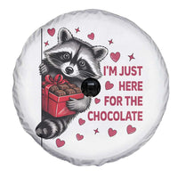 Valentine Racoon Trash Panda Spare Tire Cover I'm Just Here For The Chocolate