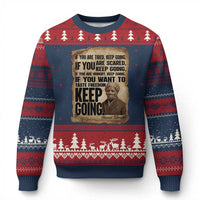 Harriet Tubman Quote Ugly Christmas Sweater Black History African American