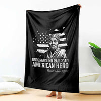 Harriet Tubman Throw Blanket Underground Railroad American Hero History