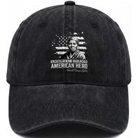 Harriet Tubman Washed Cotton Baseball Cap Underground Railroad American Hero History