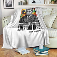 Harriet Tubman Black History Month Throw Blanket Underground Railroad American Hero History